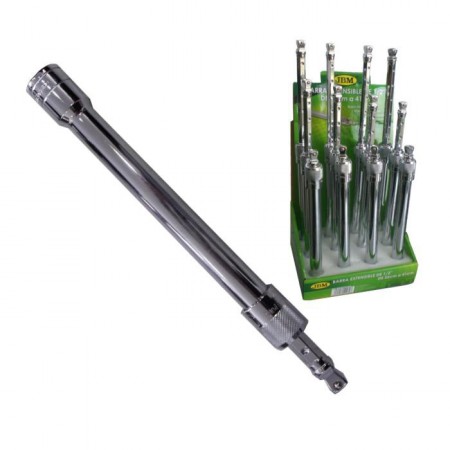 BARRA EXTENSIBLE DE 1/2" CON CABOTA REDONDA